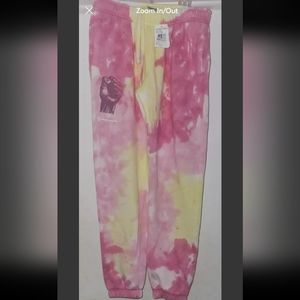 BNWT Classic Coulors Power To The People Sweatpants